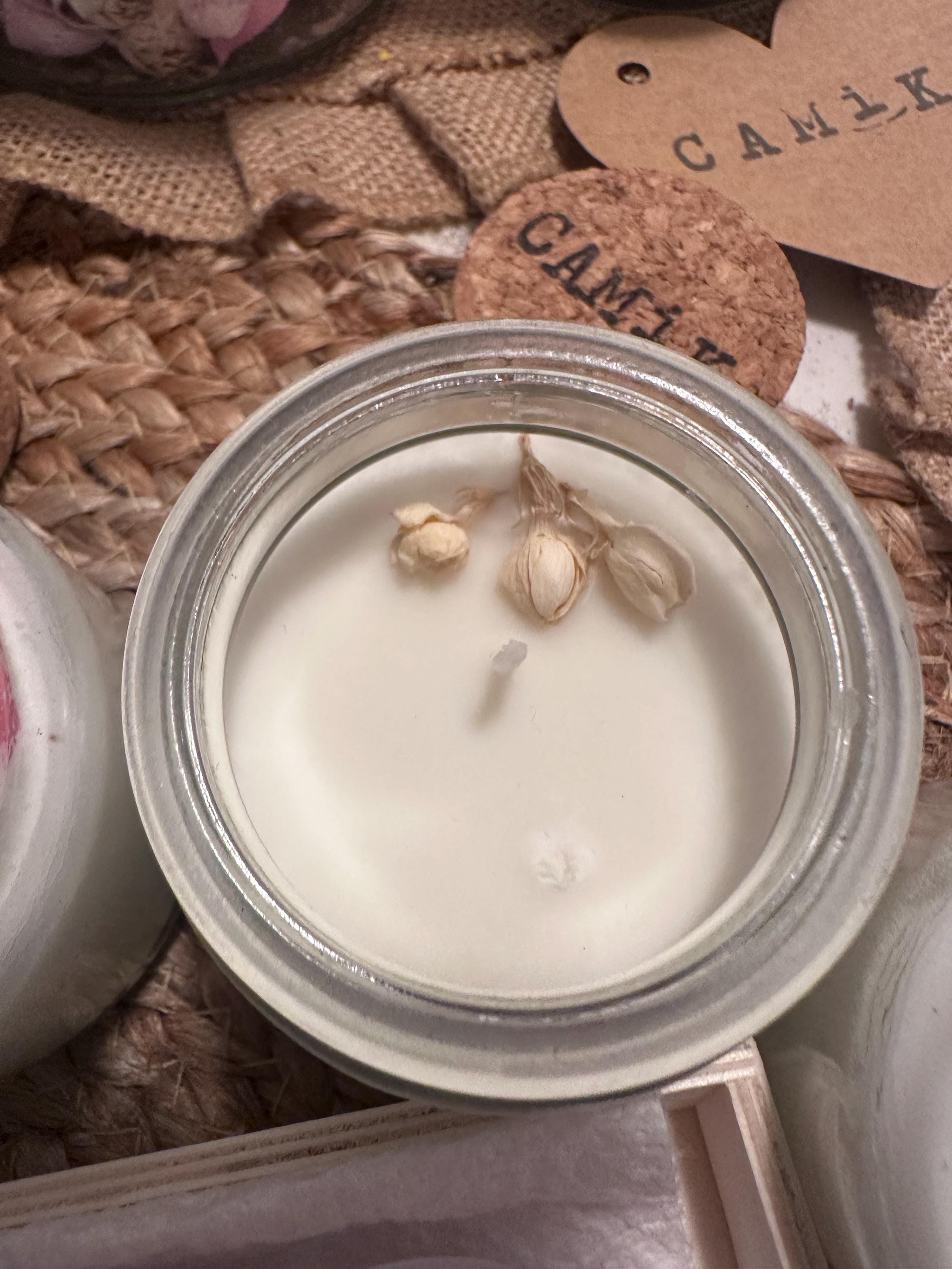 LoveCAMIK Blooming Into Light Jasmine Candle