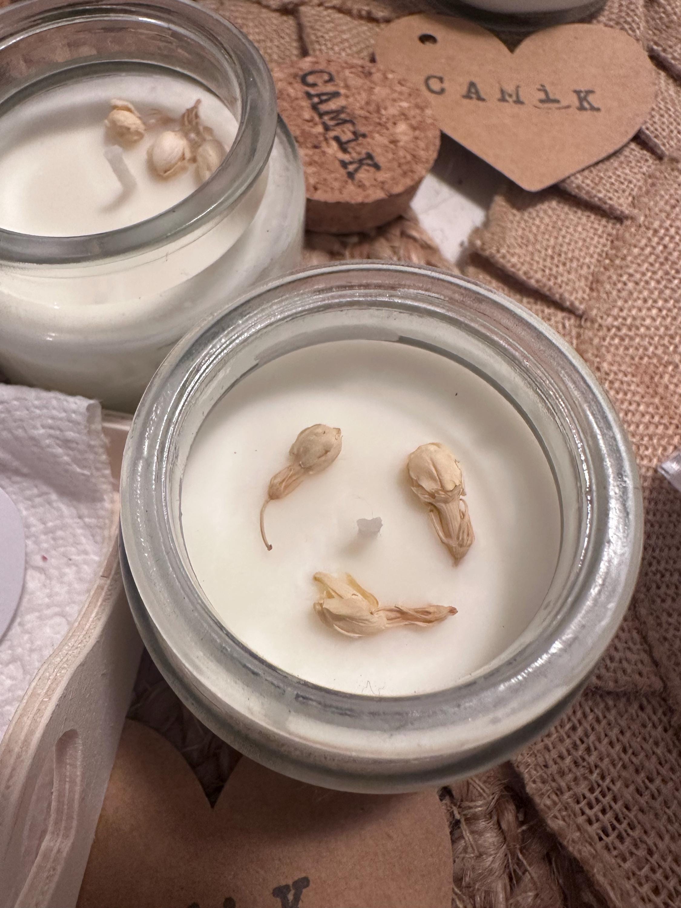 LoveCAMIK Blooming Into Light Jasmine Candle